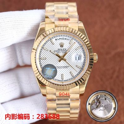 ROLEX Day-date 904L Steel 8215 Automatic Movement 41*11MM White Watch